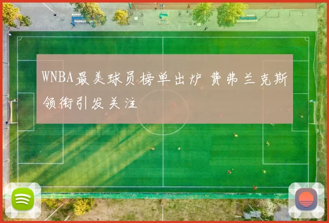 WNBA最美球员榜单出炉 费弗兰克斯领衔引发关注